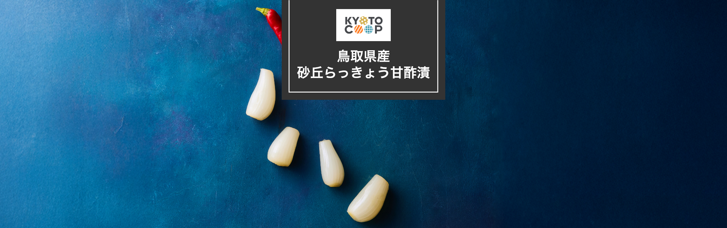 鳥取県産砂丘らっきょう甘酢漬