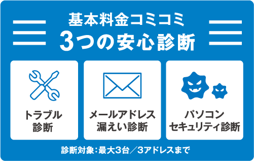 急なトラブルで困ったら！パソコントラブル即解決！
