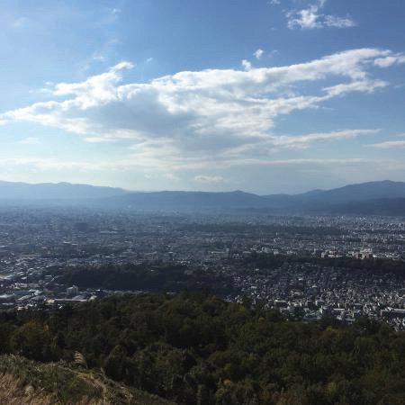 大文字山からの京都市街一望の絶景