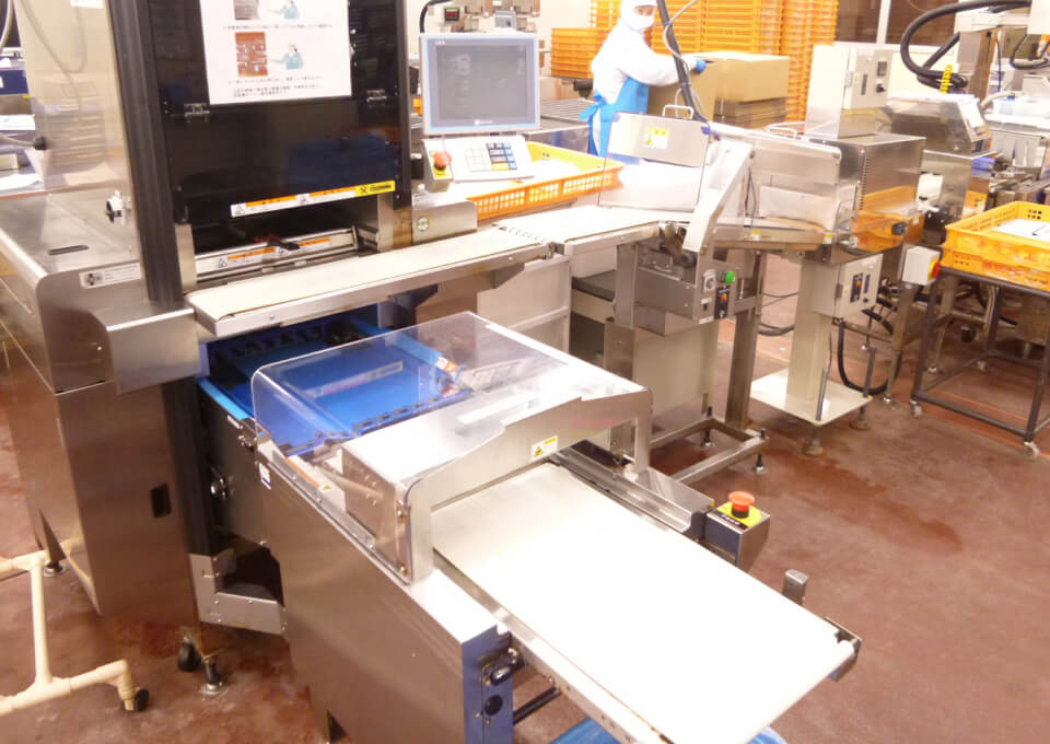 自動包装機ライン