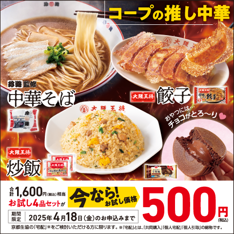 宅配ご検討の方500円セット